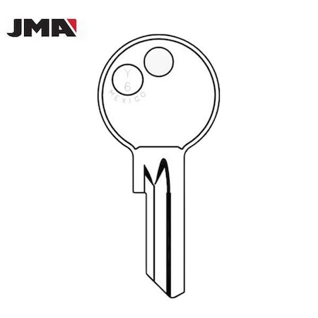 Jma JMA: Y6 / 997X Yale 4-Pin Cabinet Key - Brass JMA-YA-82DE